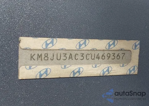 2012 Hyundai Tucson Gls from USA, damaged, VIN KM8JU3AC3CU469367